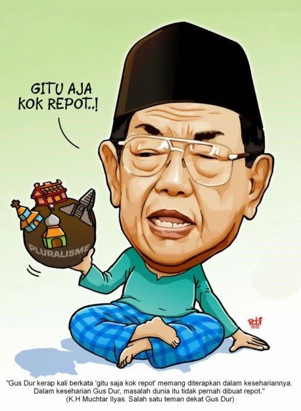 meme senjata andalan gusdur mabok gitu aja kok repot