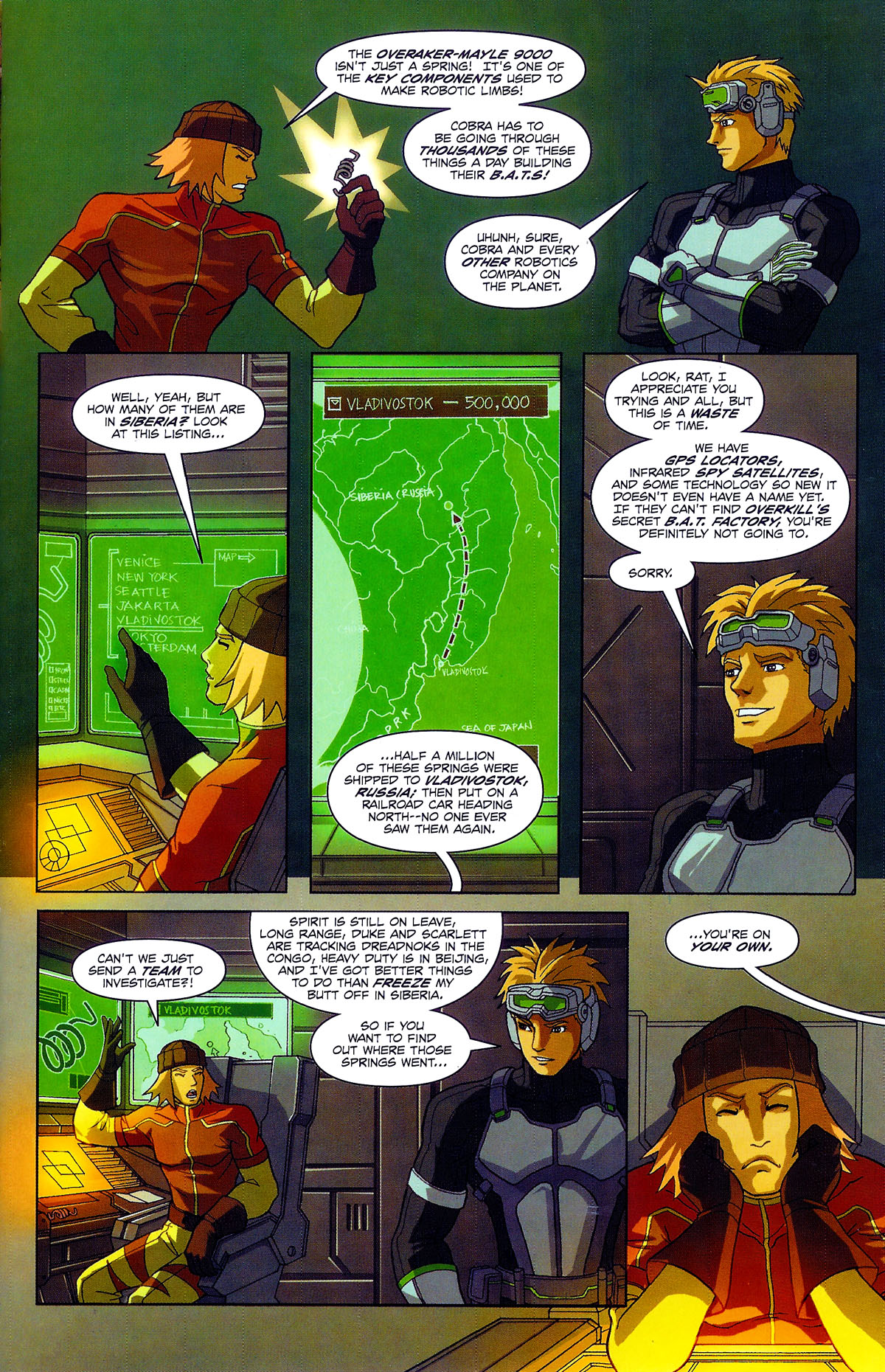 Read online G.I. Joe Sigma 6 comic -  Issue #3 - 5