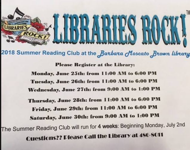 Cameron County PA News Summer Reading Club Barbara Moscato Brown Library