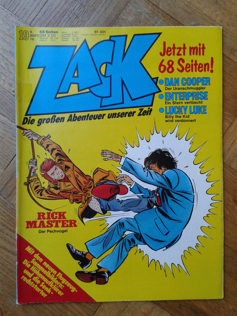 Star Trek Comics: ZACK 1976/Nr. 19 (Ein Stern verlöscht, TOS)