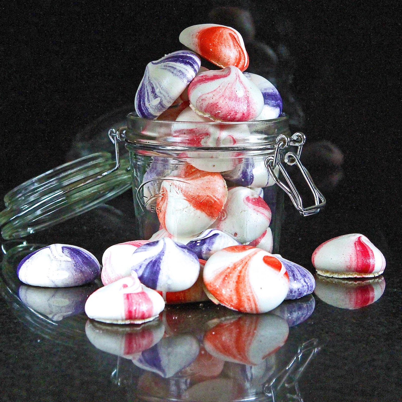 Gluten Free Alchemist A Jar Full of Colourful Meringues