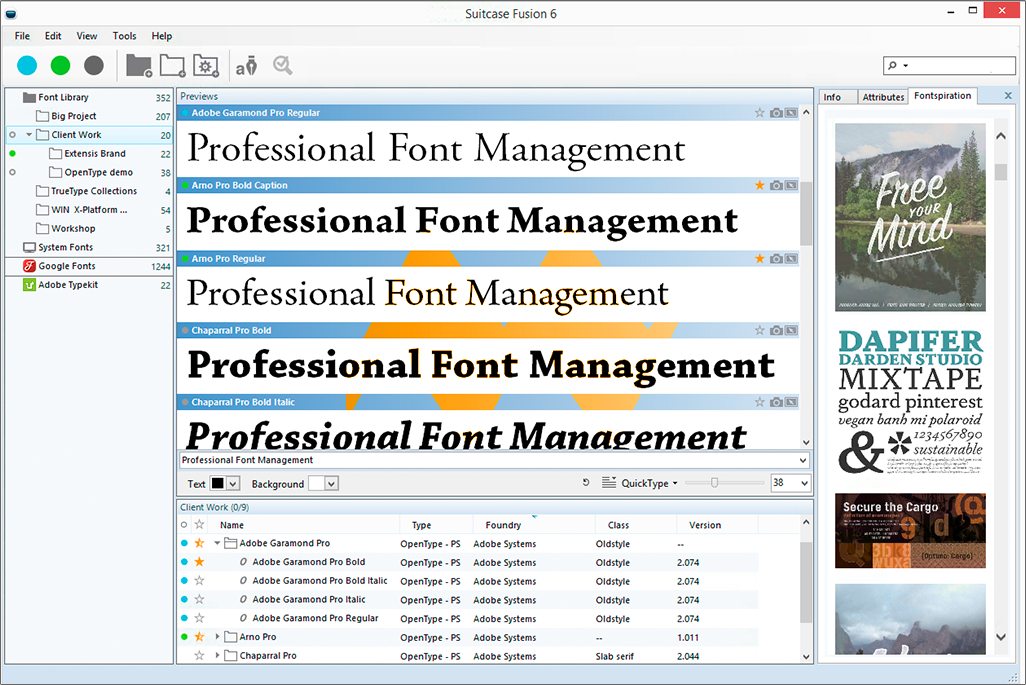 fontdoctor install fonts organize