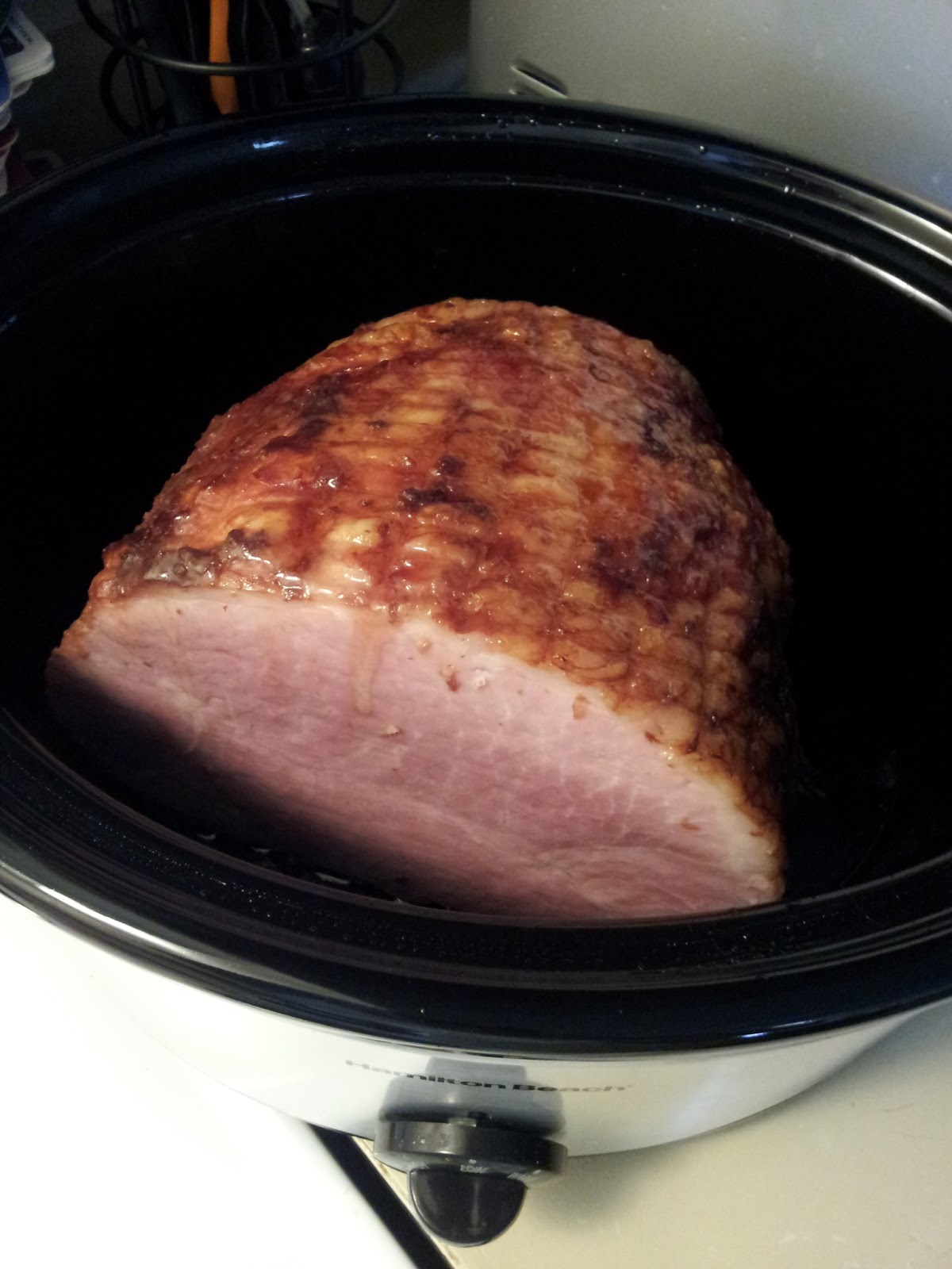 COVERED IN BACON Slow Cooker Honey Baked Ham