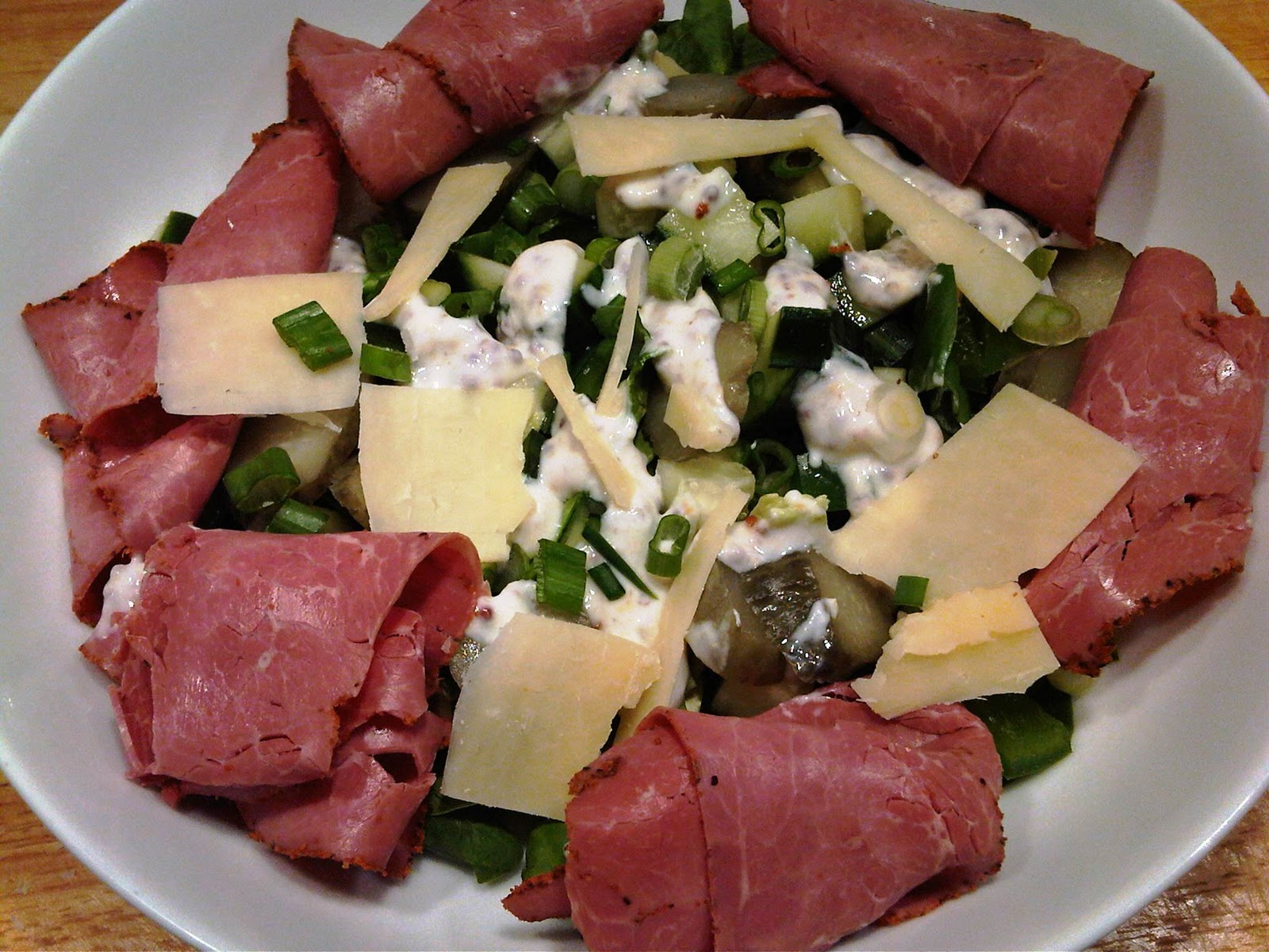 Disappearing Dawn Pastrami Salad