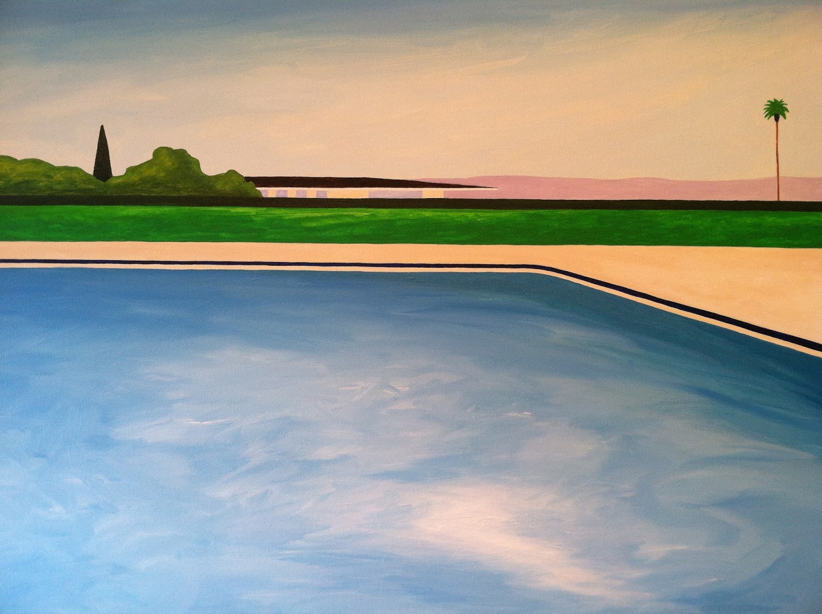 Kevin McGovern Paintings Swimming Pool 32