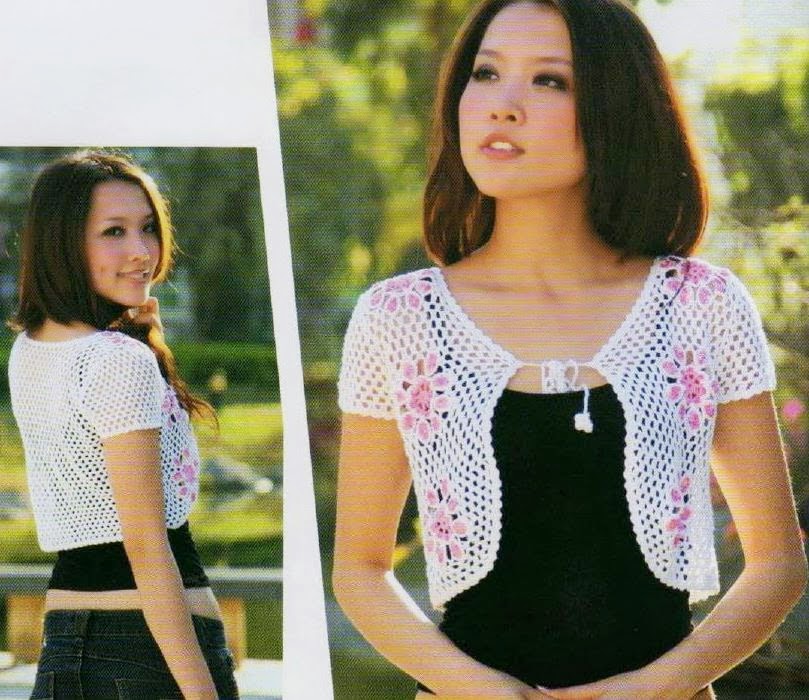 Crochet Patterns to Try: Lacy Summer Boleros - Free Charts and Detailed ...