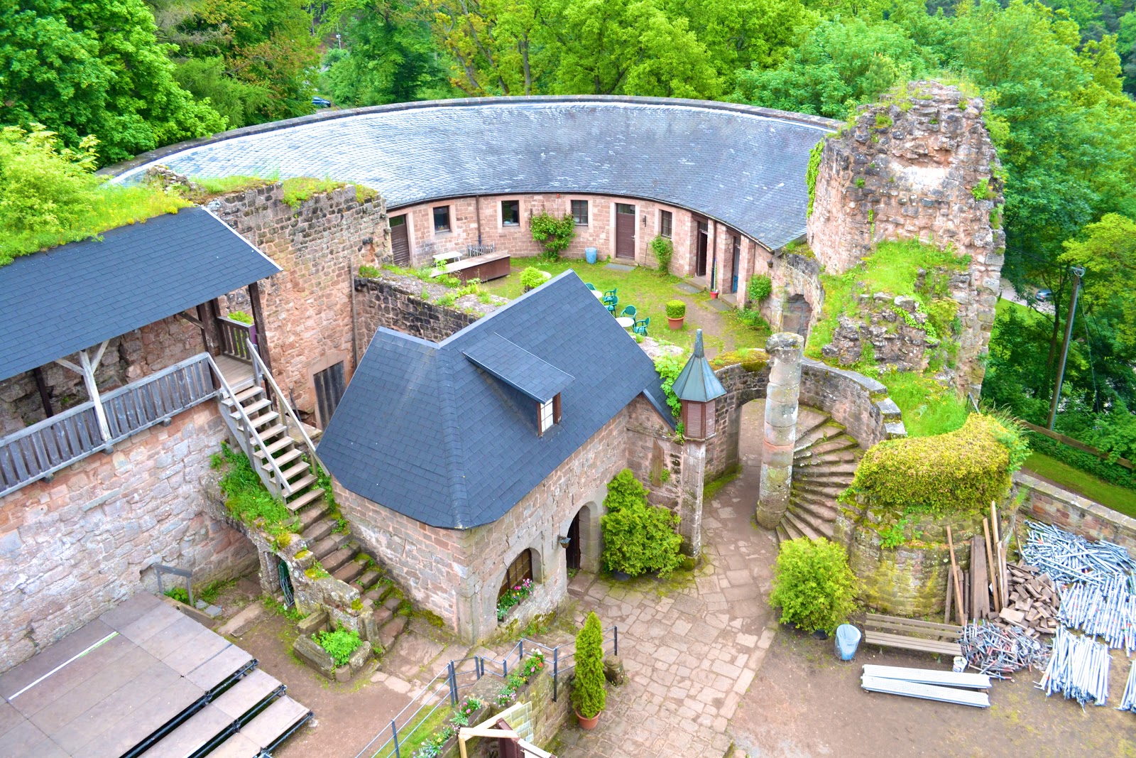 American Mom in Germany Berg Nanstein (Landstuhl Castle)