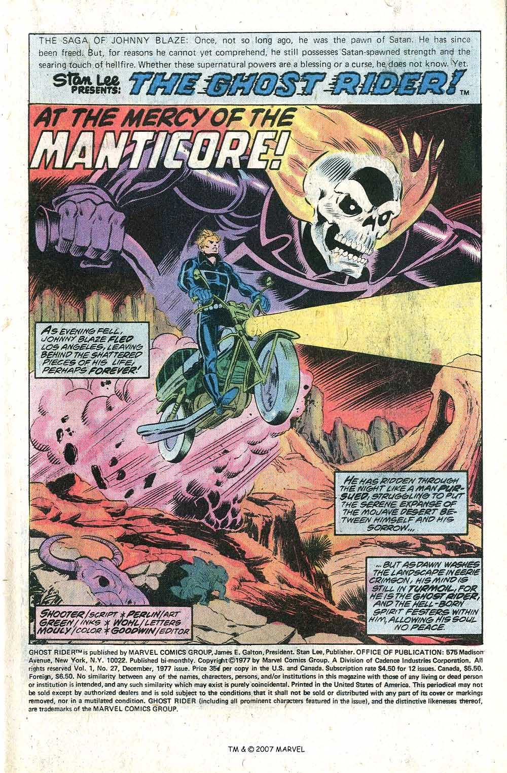 Read online Ghost Rider (1973) comic -  Issue #27 - 3