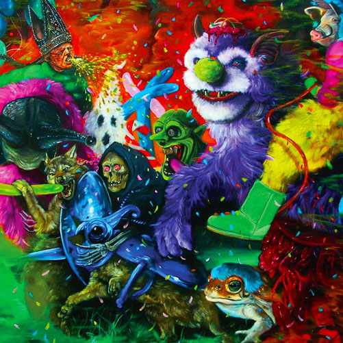 The 10 Best Album Cover Artworks of 2018: 09. Tropical Fuck Storm - A Laughing Death in Meatspace