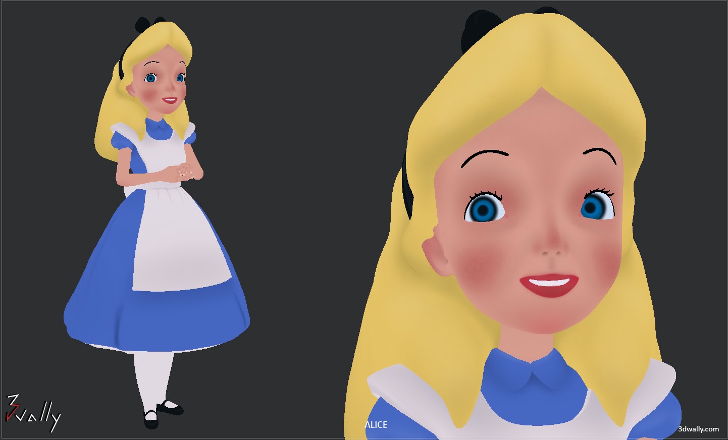 3Dwally: Alice, Disney's Alice In Wonderland