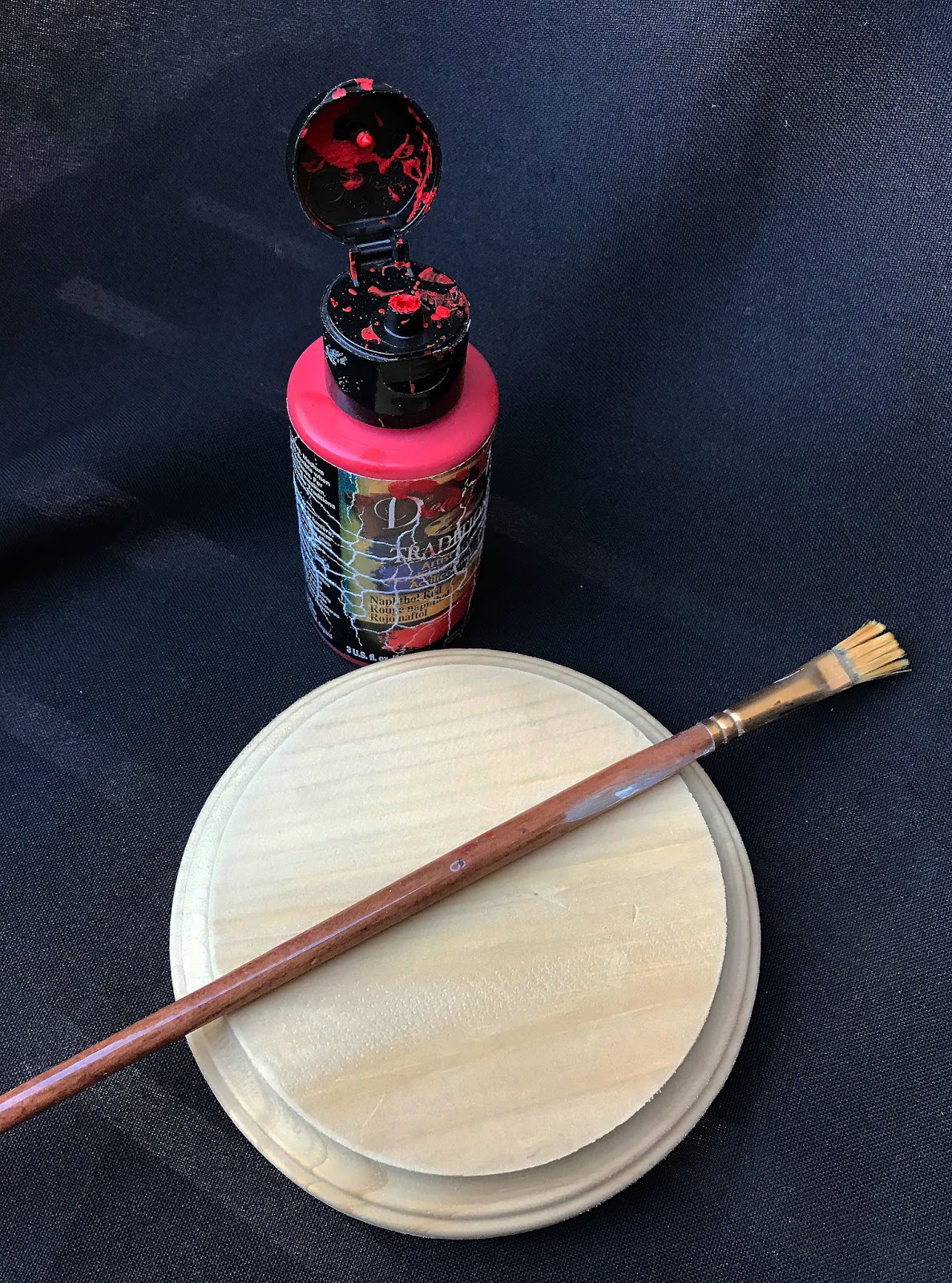 Krug's Studio Working With 91 Rubbing Alcohol & Acrylic Paints