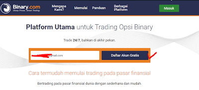 com ke pada anda yang gres saja melaksanakan pendapaftaran akun di binary Tutorial Lengkap Cara Daftar Binary.com Terbaru 2020