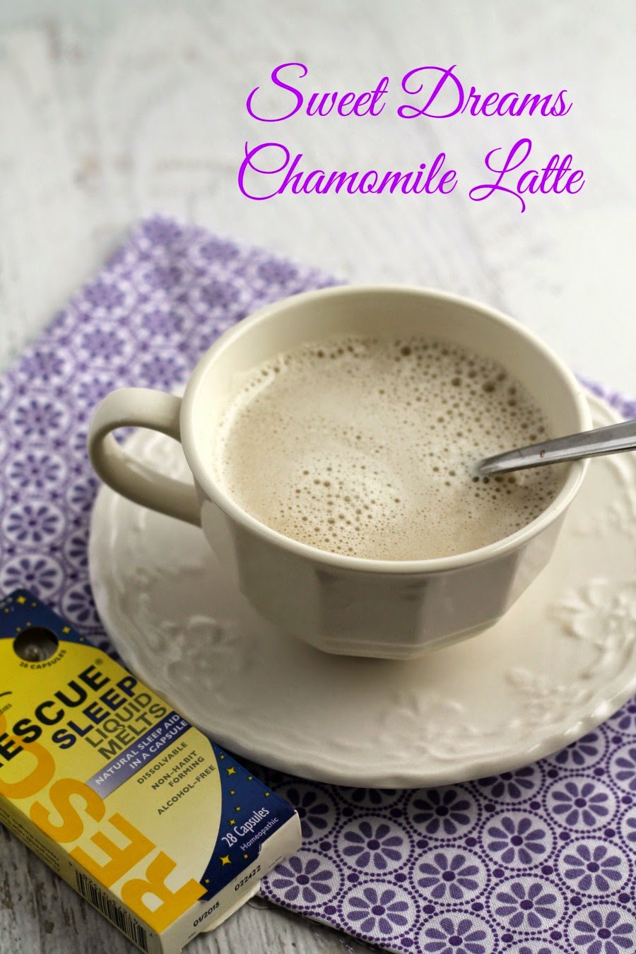 Add this creamy, quick, and comforting Sweet Dreams Chamomile Latte to your nightly bedtime routine.