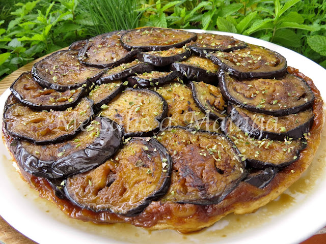 receta de tarta tatin de berenjenas