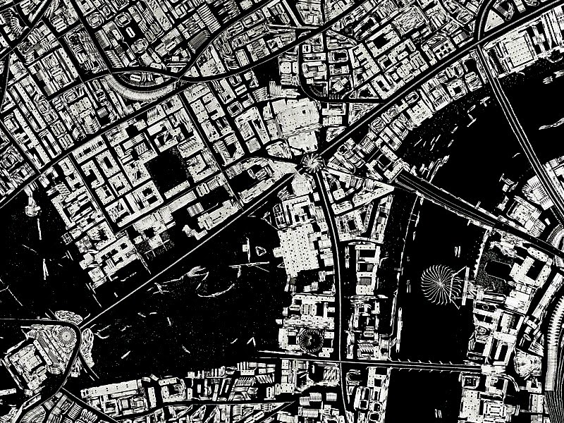 Damien Hirst Creates Stunning Aerial Views of Cities Around the World ...