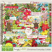 Kit : Christmas Everyday Collab by Key Lime Digi Design,Pretty In Green