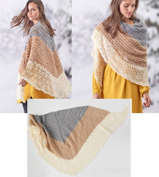  Learn how to crochet the free Sensational Shawl Crochet pattern