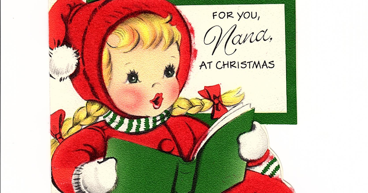 Miss Missy Paper Dolls For You Nana at Christmas