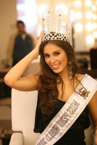 ajaeb: Miss Peru World 2011 is vying for Miss Universe SPAIN 2013 crown