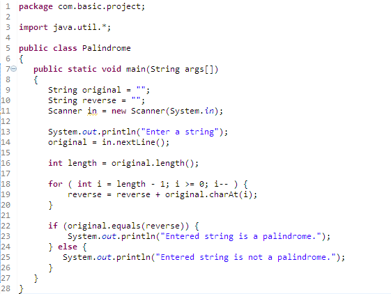 Java Program To Check A String Is Palindrome Or Not By Ignoring Its ...