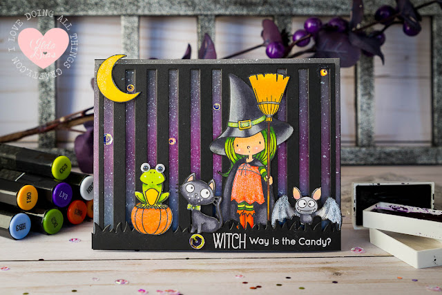 Witch Way is the Candy? Multi Slider Card - A Halloween Countdown Series