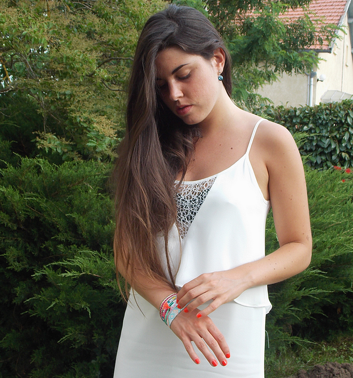 Impressions premi?�res : blog mode, beaut?�, perso ?� Bordeaux: La petite robe blanche Mango