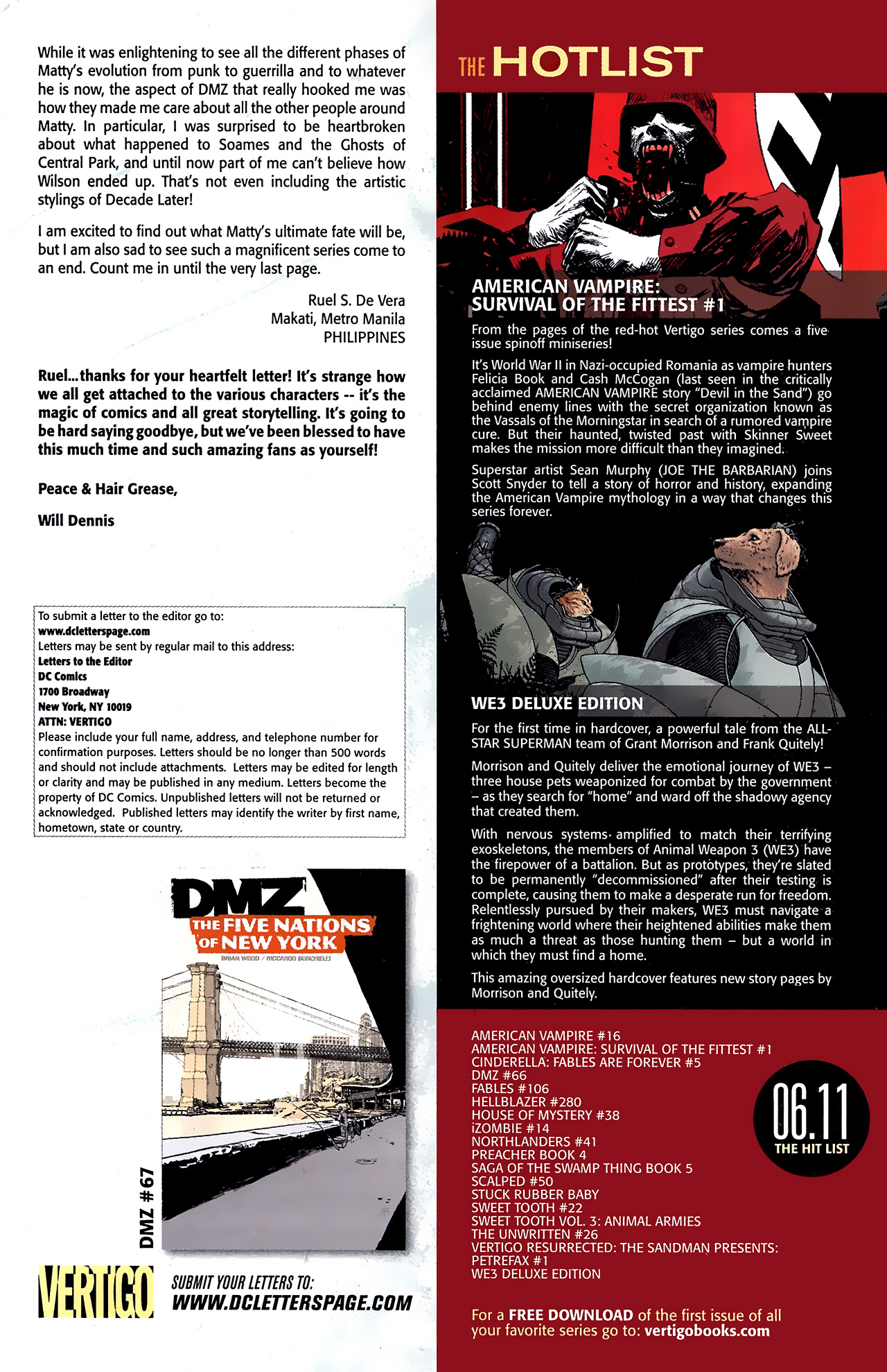 Read online DMZ (2006) comic -  Issue #66 - 23