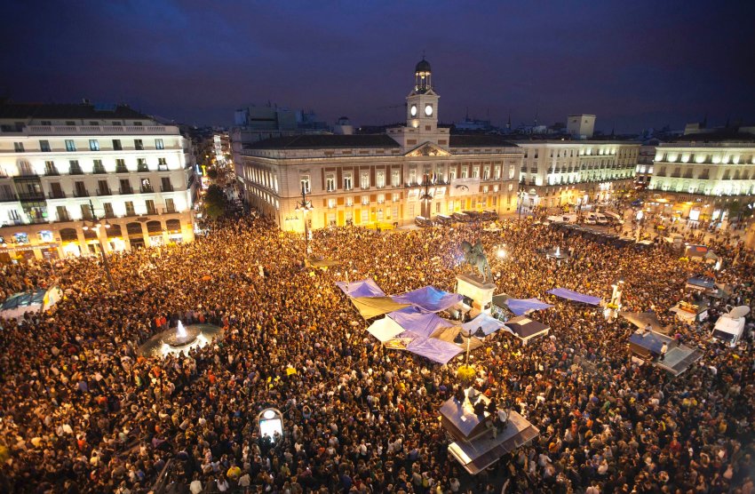 Madrid protest