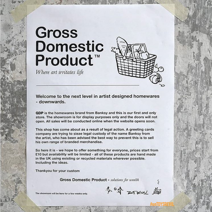 Banksy S Gross Domestic Product Now Available Online