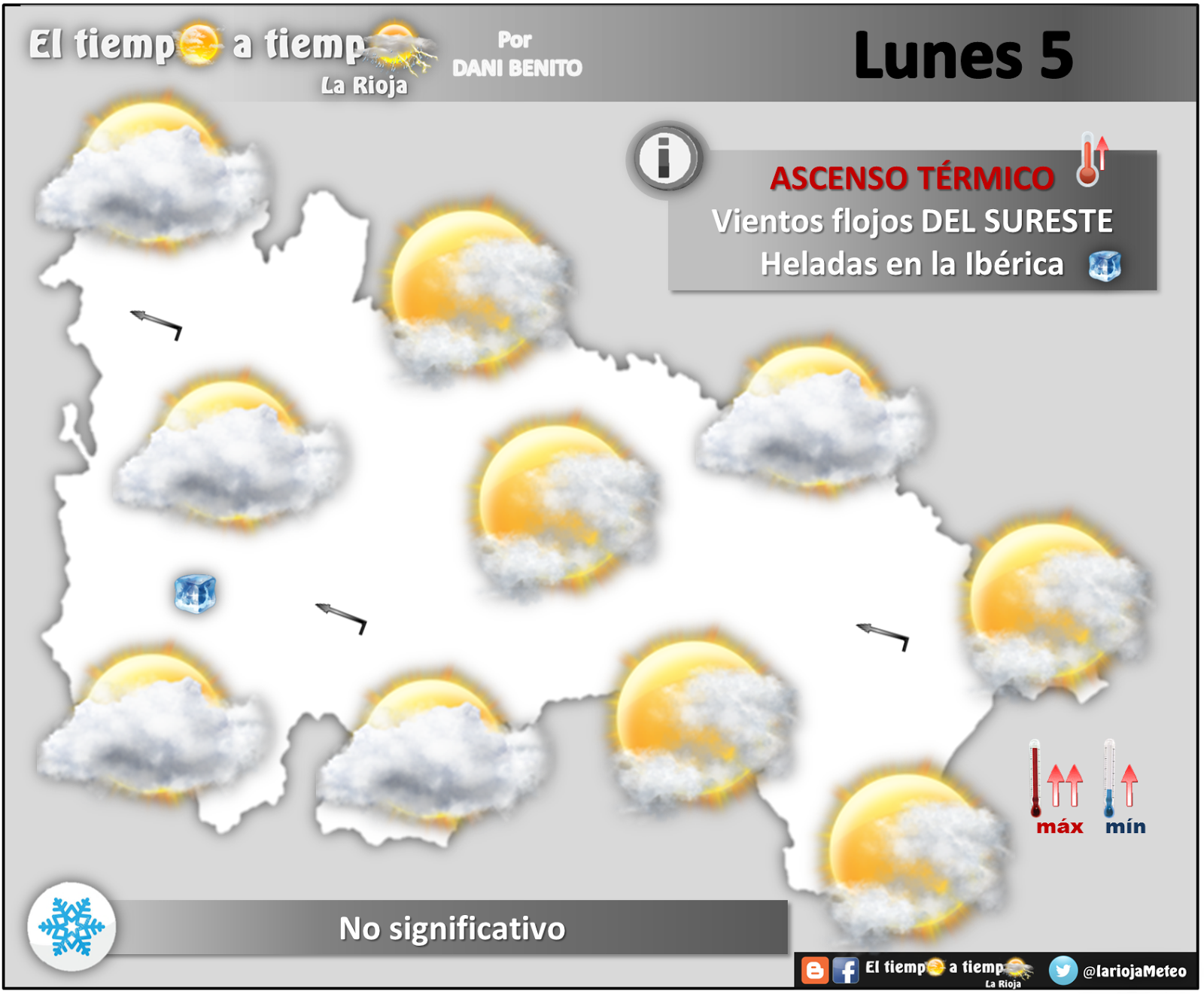 El Tiempo a tiempo La Rioja Predicción del tiempo en La Rioja del 5 al 8 de Diciembre`16 El Tiempo a tiempo La Rioja Predicción del tiempo en La Rioja del 5 al 8 de Diciembre`16