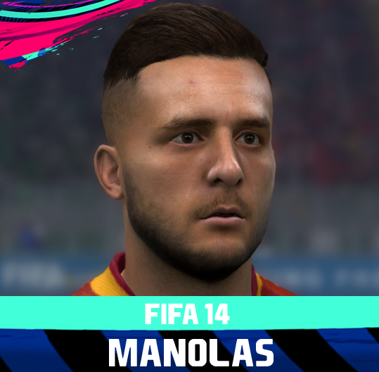 Fifa 14 Faces Kostas Manolas By Rale Soccerfandom Com Free Pes Patch And Fifa Updates