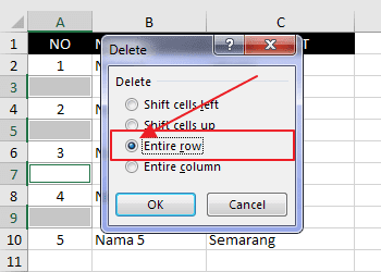Cara Menghapus Kolom dan Baris Kosong Di Excel Dengan Mudah Dan Cepat