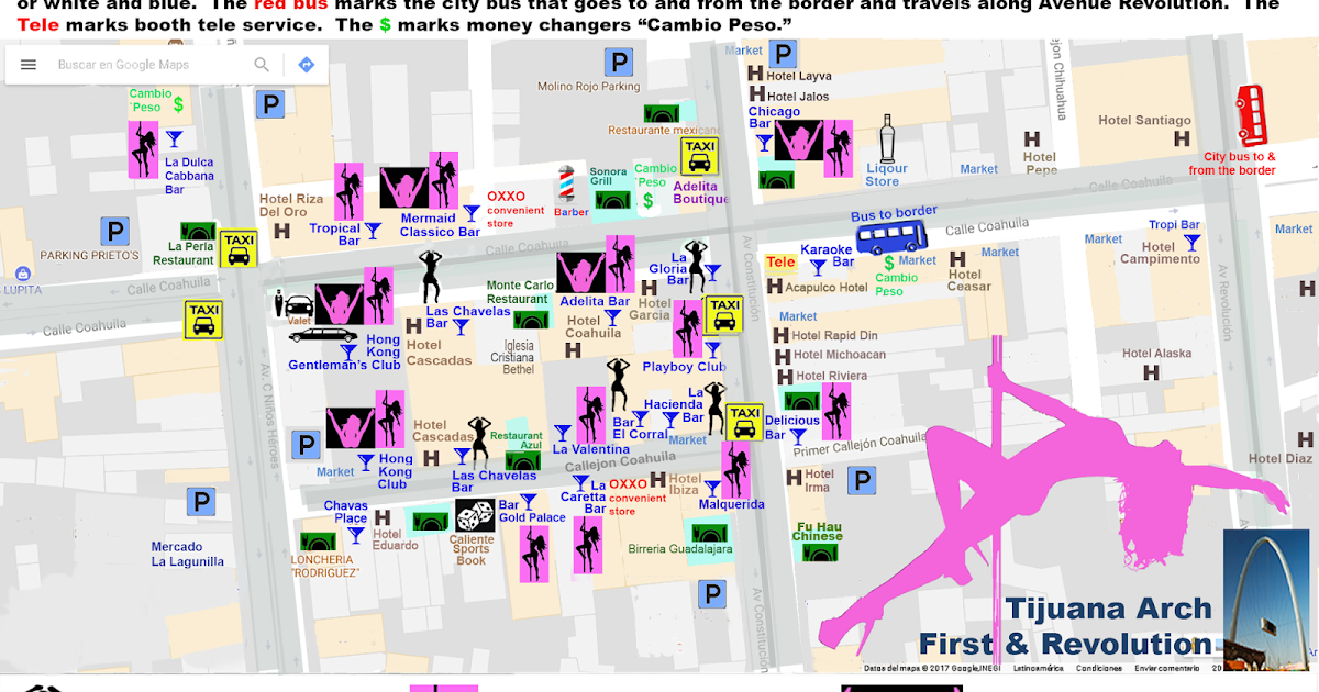 Mexico Tijuana Red Light District Map Hot Sex Picture