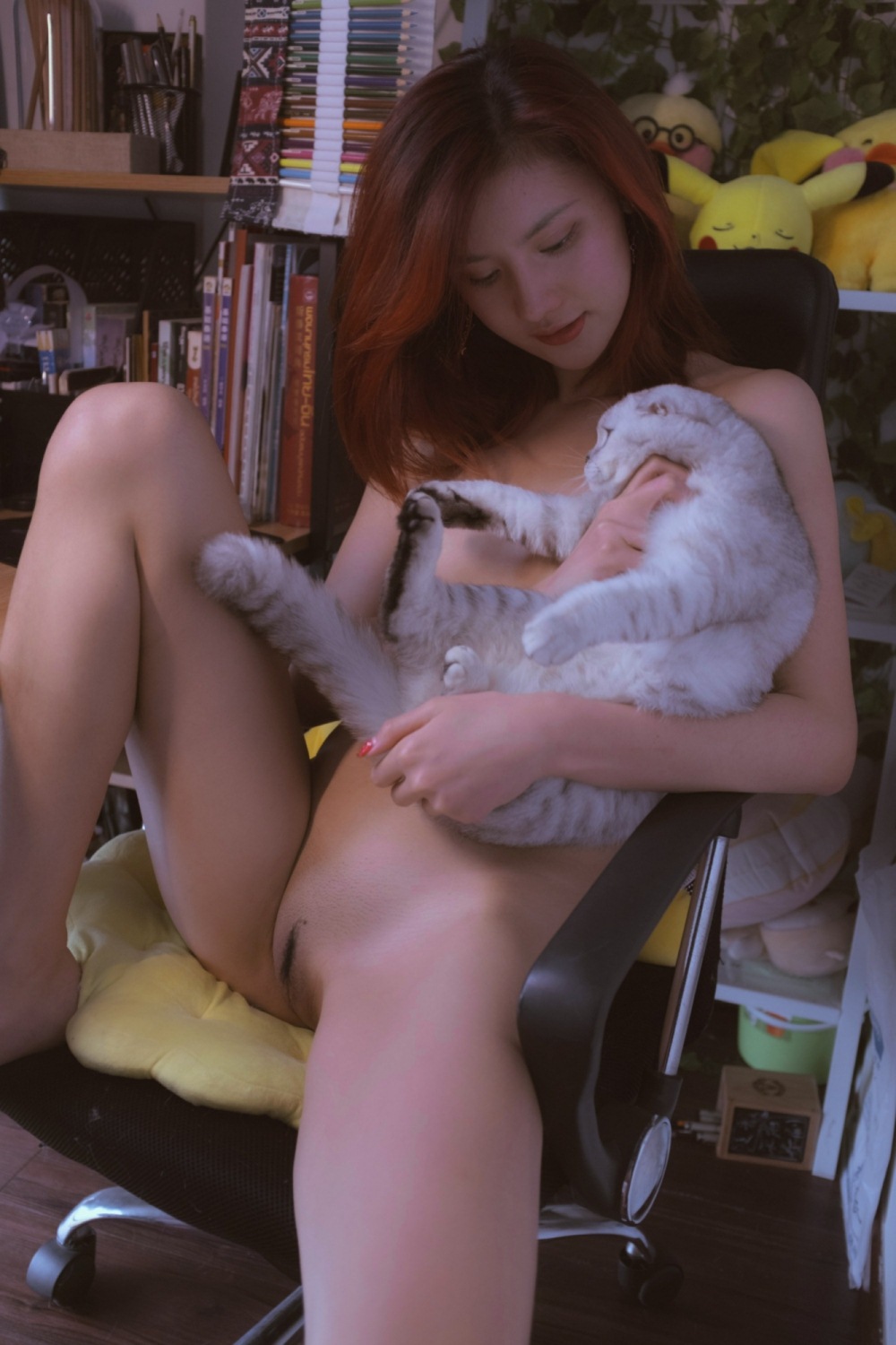 [WANIMAL王動系列] 阿朱與貓 VIP大尺度寫真