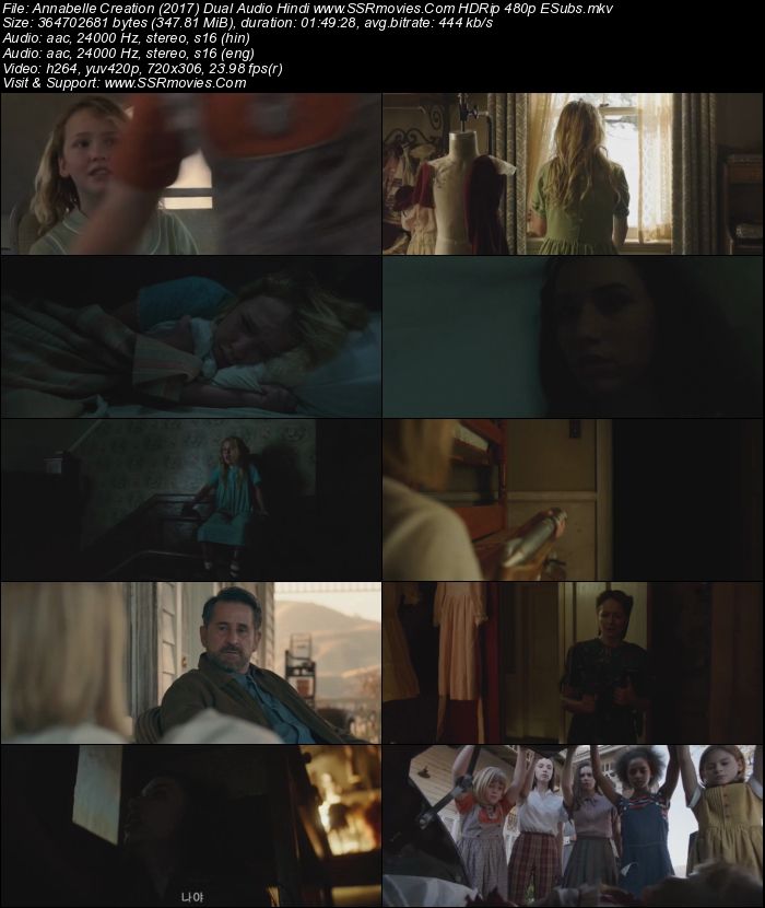 Annabelle Creation (2017) Dual Audio Hindi HDRip 480p