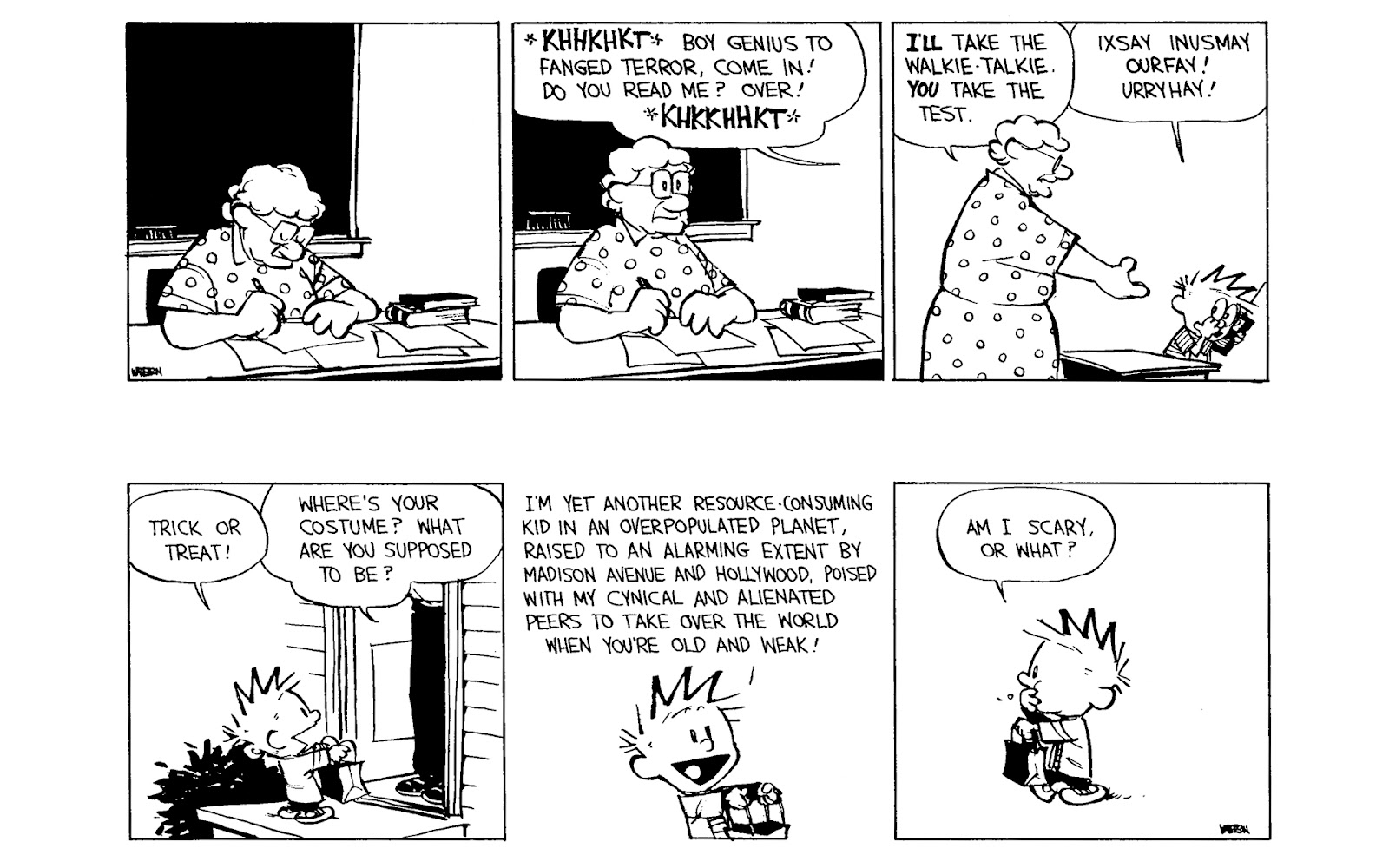 Calvin and Hobbes issue 11 - Page 128