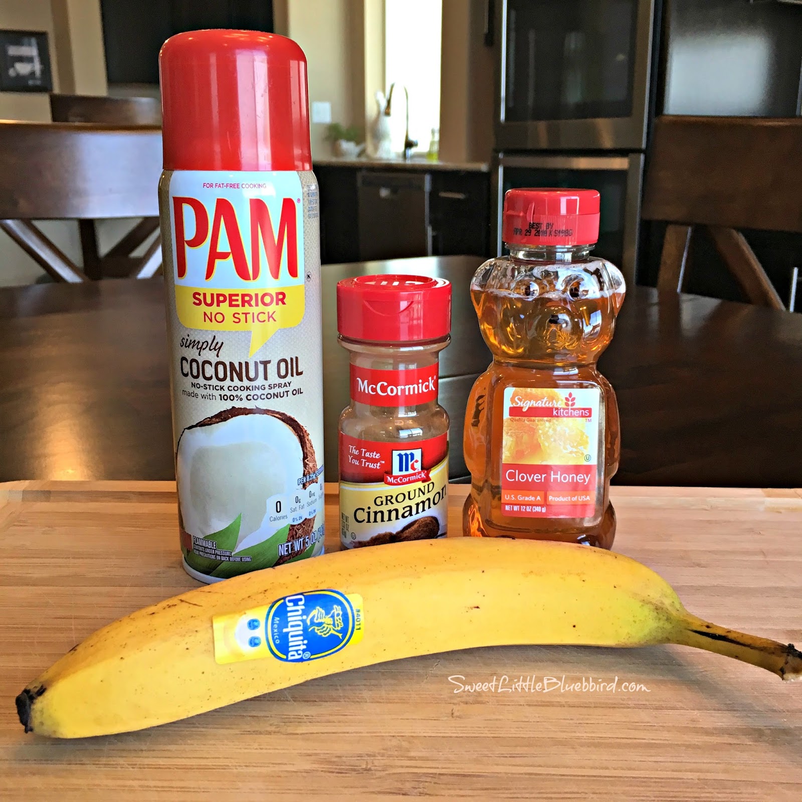 Pan "Fried" Honey & Cinnamon Bananas (Easy) Sweet Little Bluebird