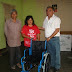Municipalidad Provincial de Ascope Entrega silla de ruedas a Mujer Necesitada