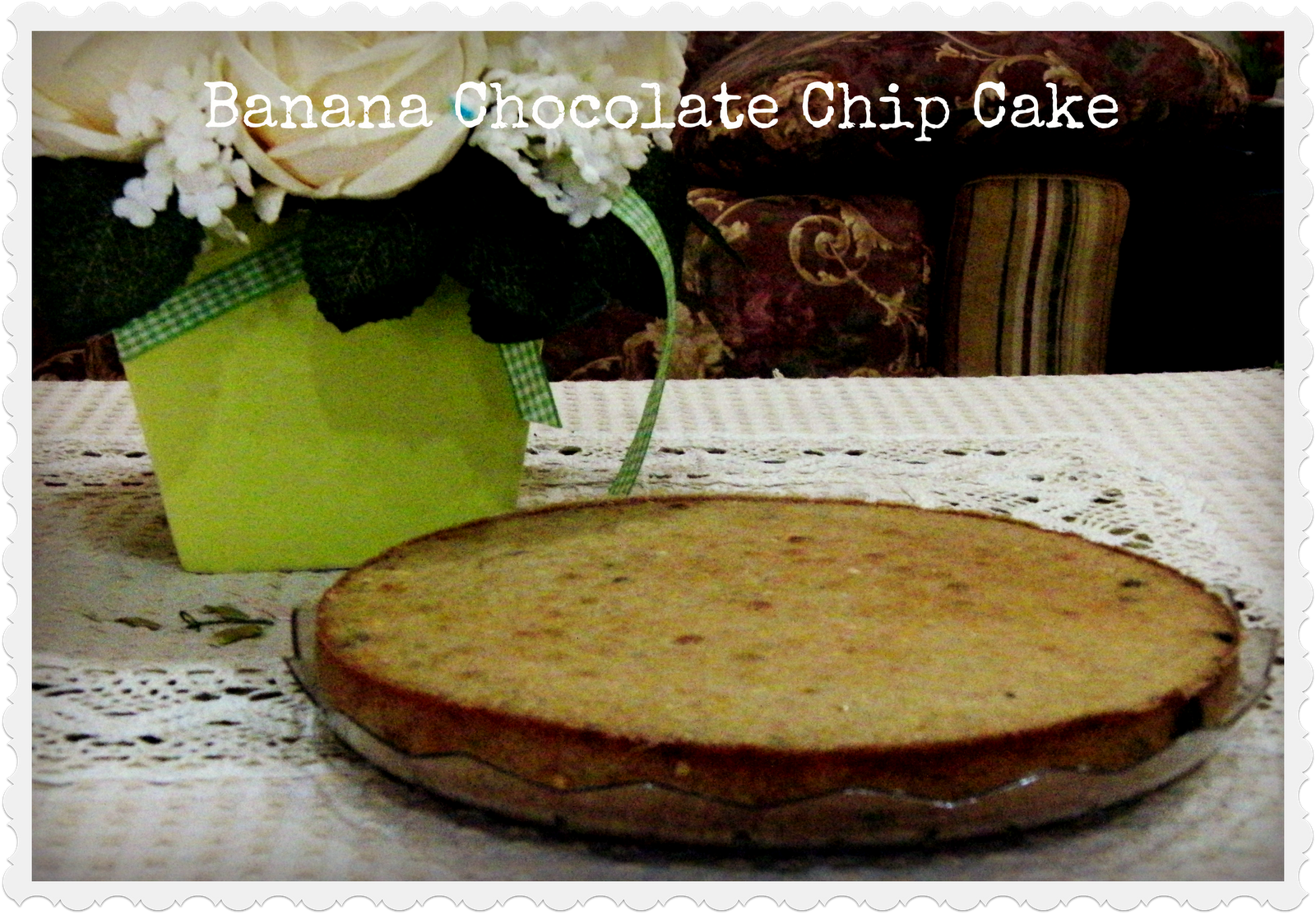 RIMA DANIA: Banana Chocolate Chip Cake