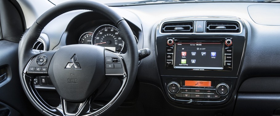 2016 Mitsubishi Mirage Dashboard View 2016 Mitsubishi Mirage Dashboard View