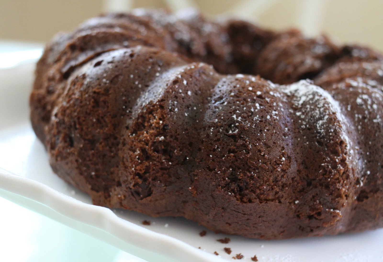 The Larson Lingo Chocolate Kahlua Bundt Cake