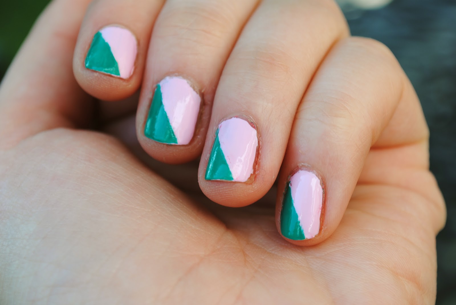 Two-Tone Nail Design - wide 2