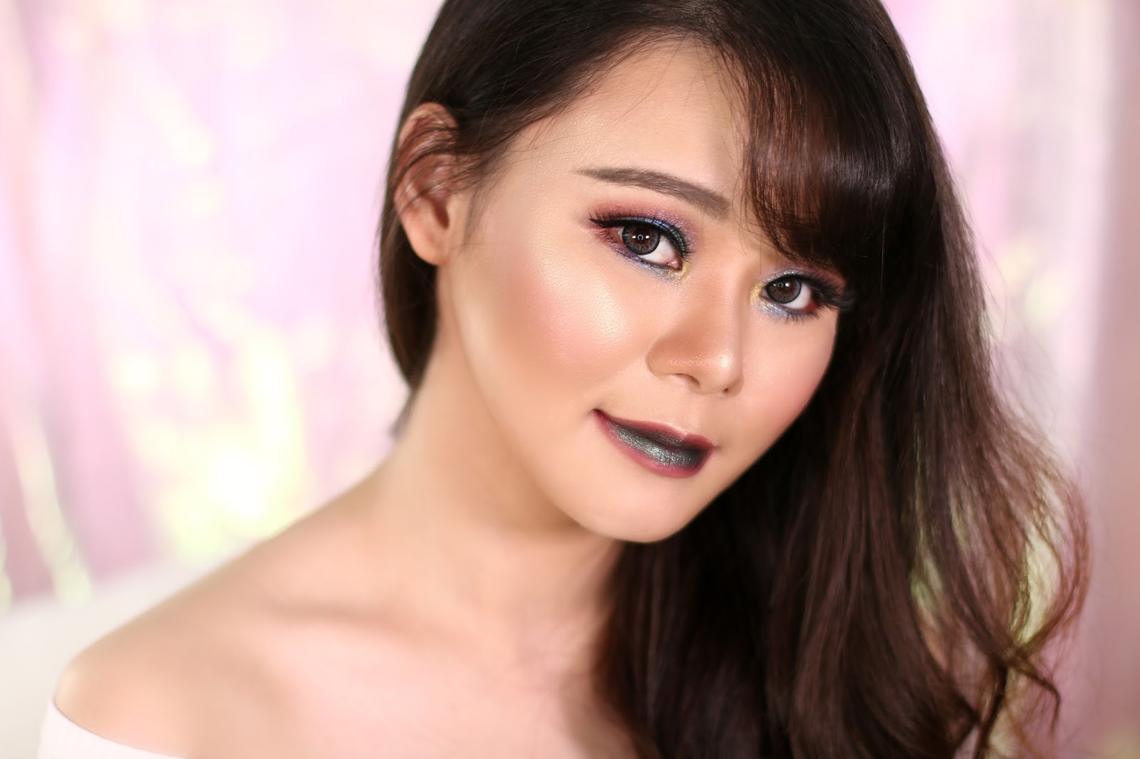 makeup, makeup tutorial, tutorial makeup, glam makeup unicorn makeup, colorful makeup, glam, beauty, jean milka, beauty blogger indonesia