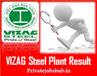 VIZAG Steel Plant Result VIZAG Steel Plant Result