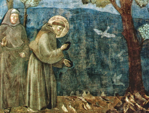 São Francisco Prega para as Aves - Giotto. #PraCegoVer: São Francisco Prega para as Aves
Giotto.