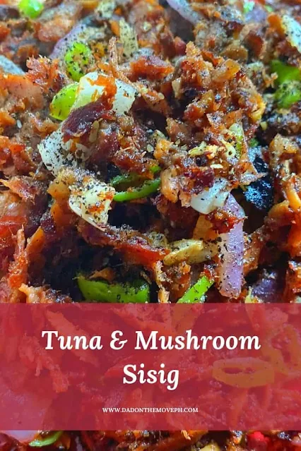 How to cook tuna and mushroom sisig