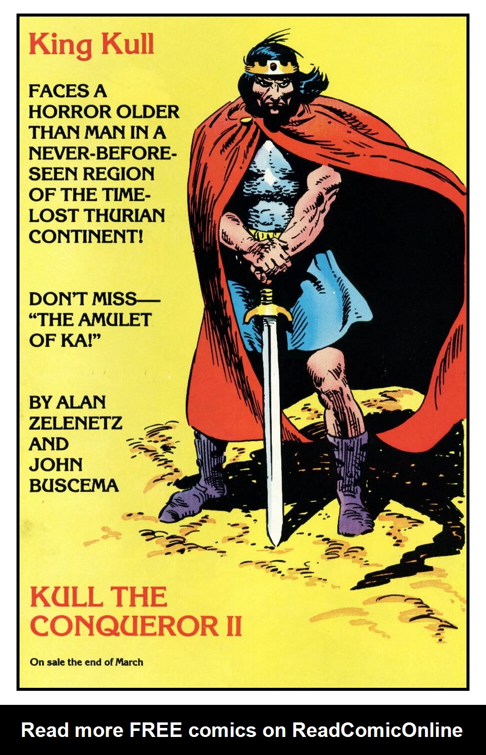 Read online Kull The Conqueror (1983) comic -  Issue #1 - 51