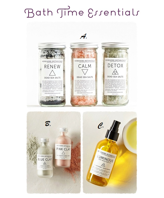 Raw & Lovely The Essentials Kits for Taking the Proper Bath