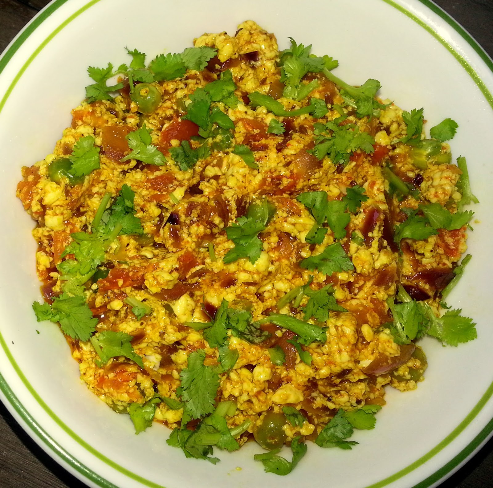 Annapurna Spicy Crumbled Tofu / Tofu Bhurji / Vegan Recipe