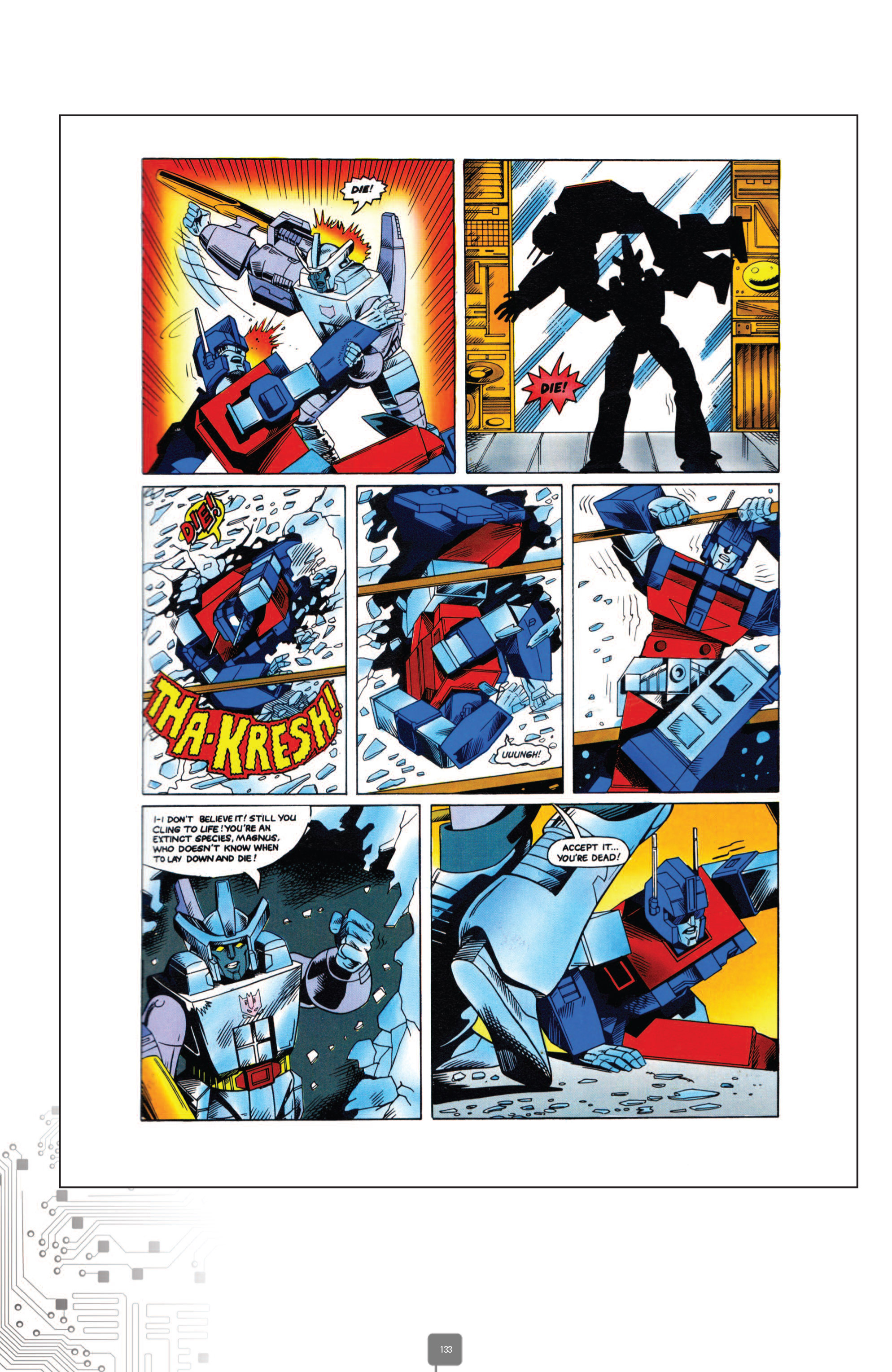 Read online The Transformers Classics UK comic -  Issue # TPB 4 - 133